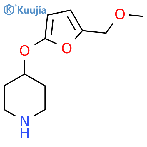 4-{5-(methoxymethyl)furan-2-yloxy}piperidine structure