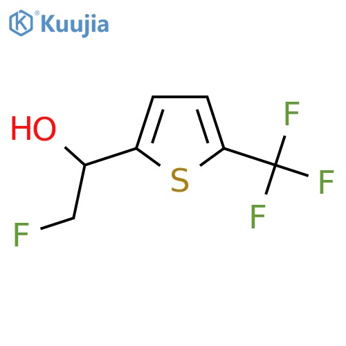2-fluoro-1-5-(trifluoromethyl)thiophen-2-ylethan-1-ol structure