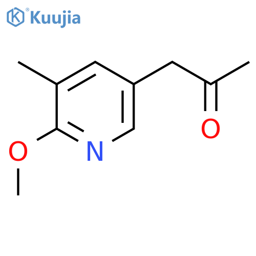 1-(6-methoxy-5-methylpyridin-3-yl)propan-2-one structure