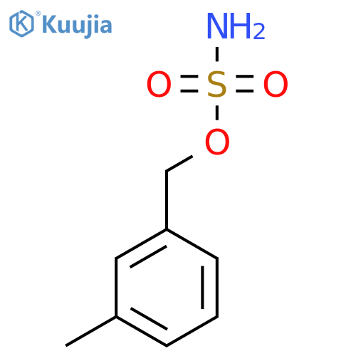(3-methylphenyl)methyl sulfamate structure