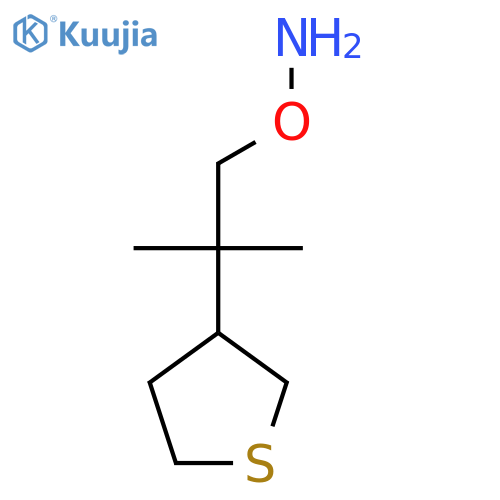 O-2-methyl-2-(thiolan-3-yl)propylhydroxylamine structure