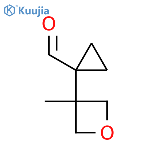 1-(3-Methyloxetan-3-yl)cyclopropane-1-carbaldehyde structure