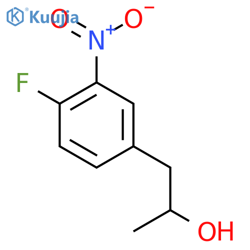 1-(4-fluoro-3-nitrophenyl)propan-2-ol structure