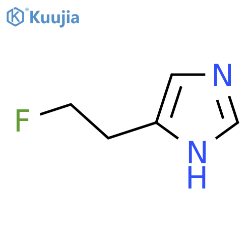 4-(2-fluoroethyl)-1H-imidazole structure