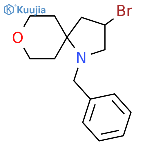1-benzyl-3-bromo-8-oxa-1-azaspiro4.5decane structure