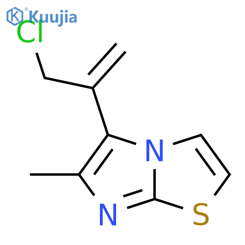 5-(3-chloroprop-1-en-2-yl)-6-methylimidazo2,1-b1,3thiazole structure