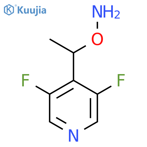 O-1-(3,5-difluoropyridin-4-yl)ethylhydroxylamine structure