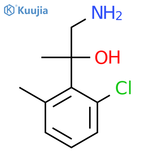 1-amino-2-(2-chloro-6-methylphenyl)propan-2-ol structure