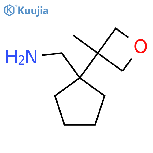 1-(3-methyloxetan-3-yl)cyclopentylmethanamine structure