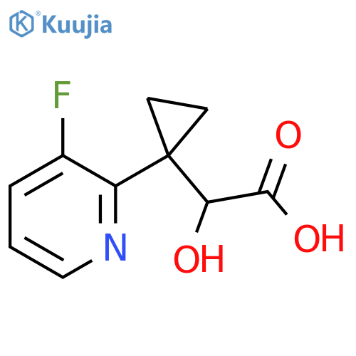 2-1-(3-fluoropyridin-2-yl)cyclopropyl-2-hydroxyacetic acid structure