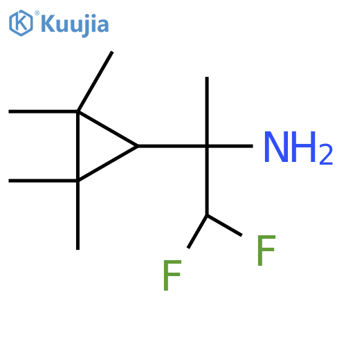 1,1-difluoro-2-(2,2,3,3-tetramethylcyclopropyl)propan-2-amine structure