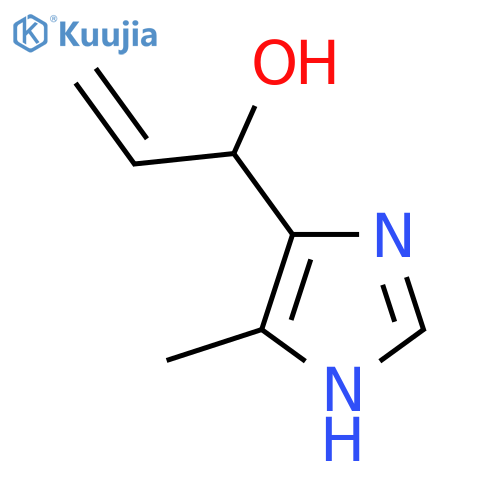 1-(4-methyl-1H-imidazol-5-yl)prop-2-en-1-ol structure