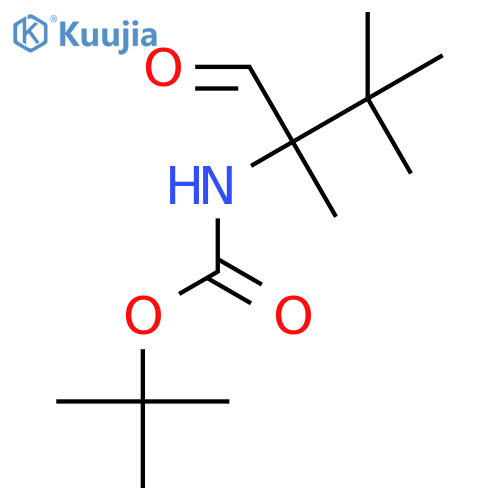 tert-butyl N-(2,3,3-trimethyl-1-oxobutan-2-yl)carbamate structure
