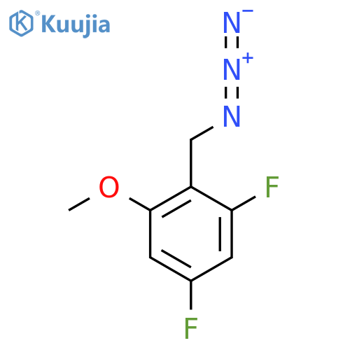 2-(azidomethyl)-1,5-difluoro-3-methoxybenzene structure