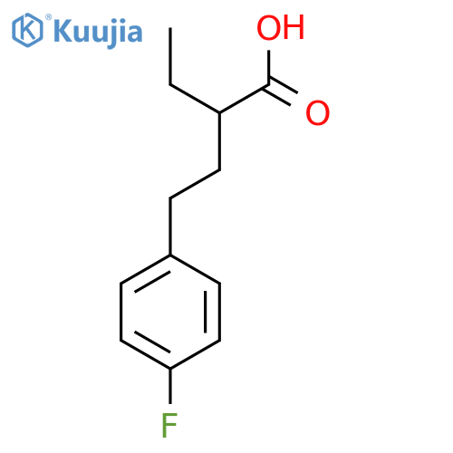 2-ethyl-4-(4-fluorophenyl)butanoic acid structure