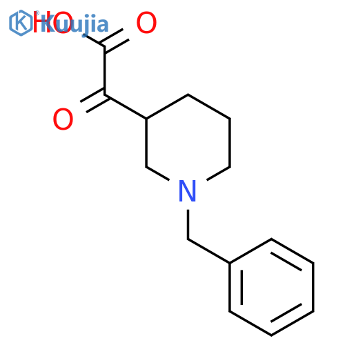 2-(1-benzylpiperidin-3-yl)-2-oxoacetic acid structure