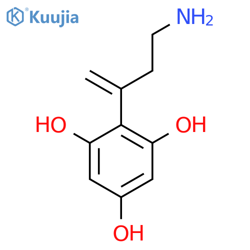 2-(4-aminobut-1-en-2-yl)benzene-1,3,5-triol structure