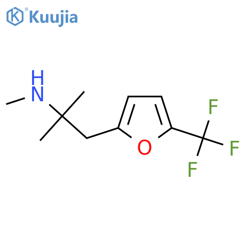 methyl({2-methyl-1-5-(trifluoromethyl)furan-2-ylpropan-2-yl})amine structure