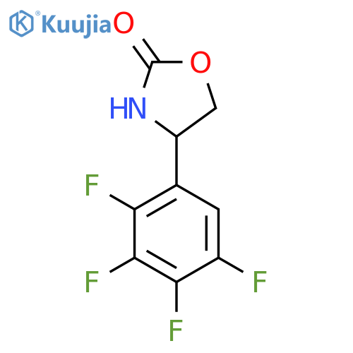 4-(2,3,4,5-Tetrafluorophenyl)-1,3-oxazolidin-2-one structure