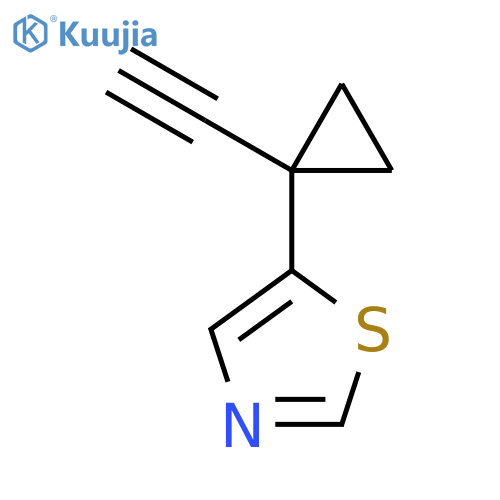5-(1-ethynylcyclopropyl)-1,3-thiazole structure
