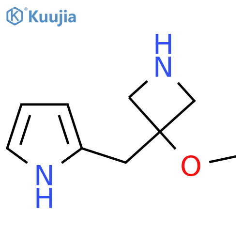2-(3-methoxyazetidin-3-yl)methyl-1H-pyrrole structure