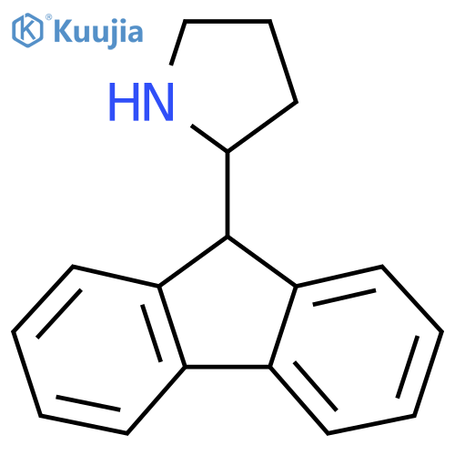 2-(9H-fluoren-9-yl)pyrrolidine structure