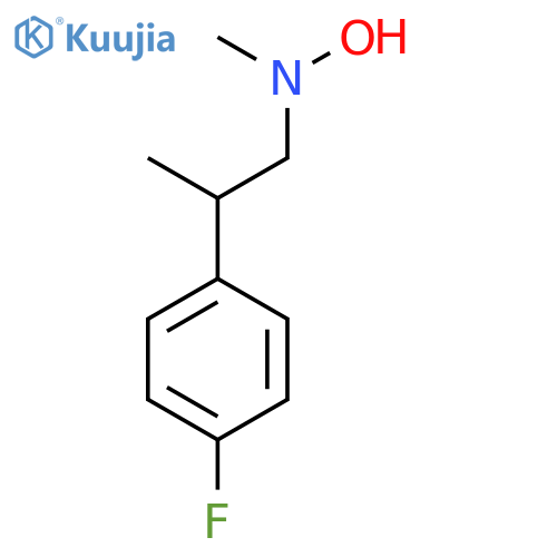 N-2-(4-fluorophenyl)propyl-N-methylhydroxylamine structure
