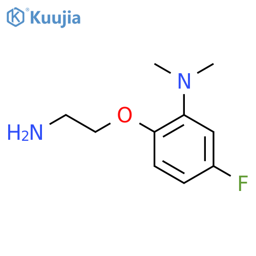 2-(2-aminoethoxy)-5-fluoro-N,N-dimethylaniline structure
