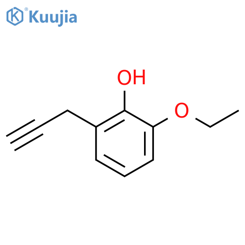 2-ethoxy-6-(prop-2-yn-1-yl)phenol structure