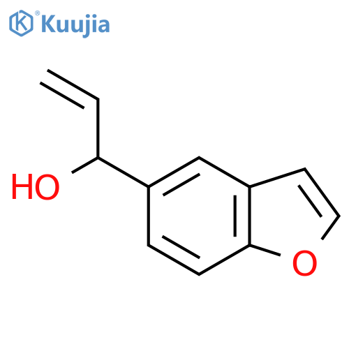 1-(1-benzofuran-5-yl)prop-2-en-1-ol structure