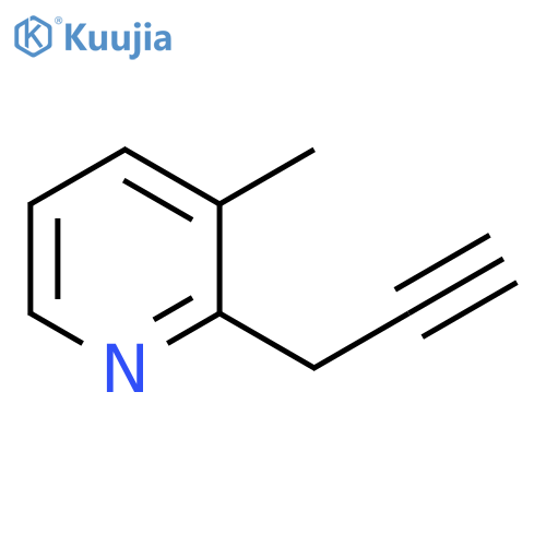 3-methyl-2-(prop-2-yn-1-yl)pyridine structure