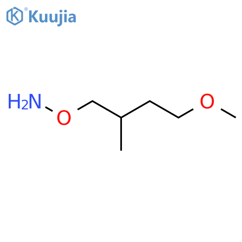 O-(4-methoxy-2-methylbutyl)hydroxylamine structure
