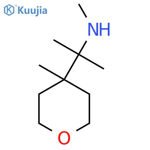 methyl2-(4-methyloxan-4-yl)propan-2-ylamine structure