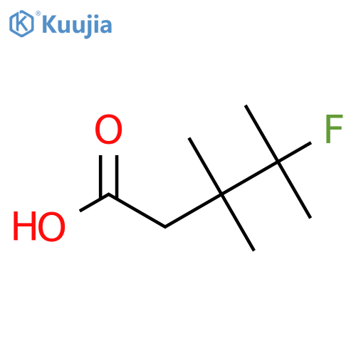 4-fluoro-3,3,4-trimethylpentanoic acid structure