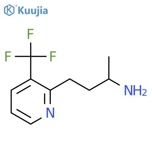 4-3-(trifluoromethyl)pyridin-2-ylbutan-2-amine structure