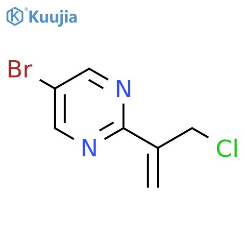 5-bromo-2-(3-chloroprop-1-en-2-yl)pyrimidine structure