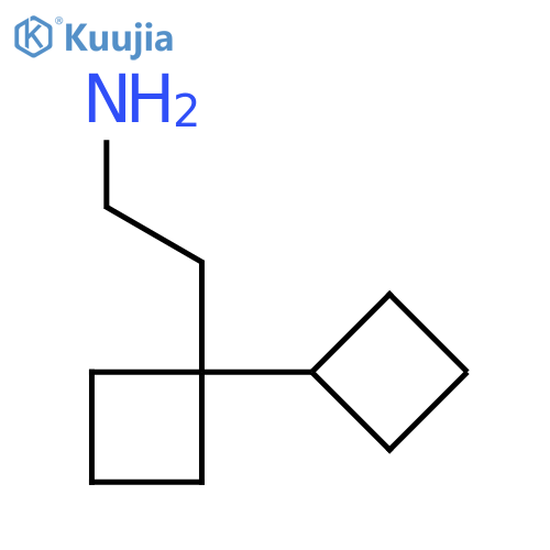 2-(1-cyclobutylcyclobutyl)ethan-1-amine structure