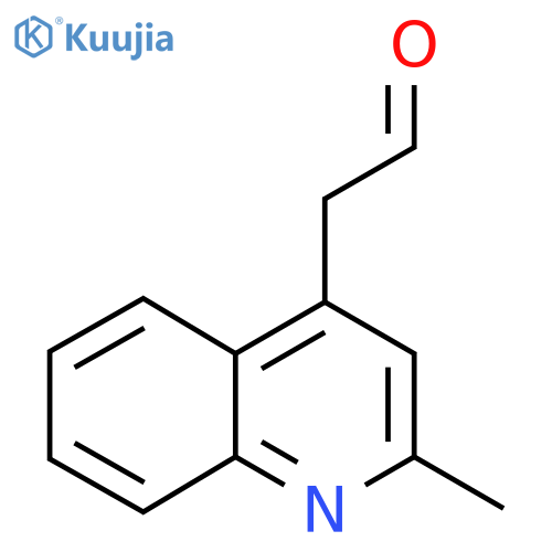 2-(2-Methylquinolin-4-yl)acetaldehyde structure