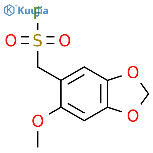 (6-methoxy-1,3-dioxaindan-5-yl)methanesulfonyl fluoride structure