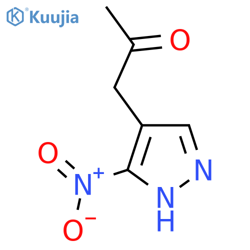1-(3-nitro-1H-pyrazol-4-yl)propan-2-one structure