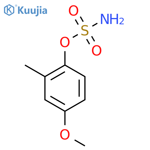4-methoxy-2-methylphenyl sulfamate structure