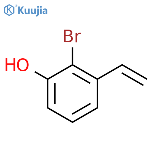 2-bromo-3-ethenylphenol structure