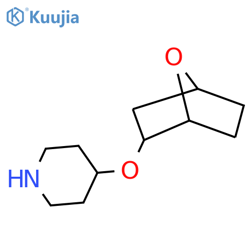 4-{7-oxabicyclo2.2.1heptan-2-yloxy}piperidine structure