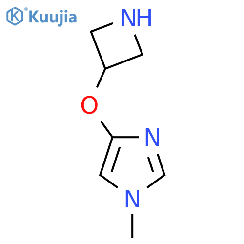 4-(azetidin-3-yloxy)-1-methyl-1H-imidazole structure