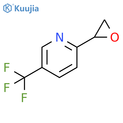 2-(oxiran-2-yl)-5-(trifluoromethyl)pyridine structure
