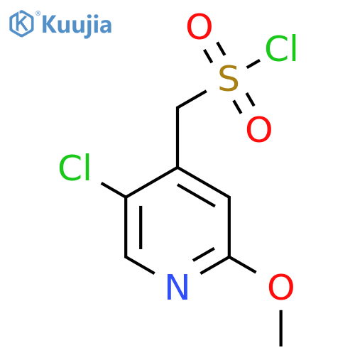 (5-chloro-2-methoxypyridin-4-yl)methanesulfonyl chloride structure