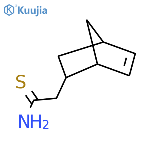 2-{bicyclo2.2.1hept-5-en-2-yl}ethanethioamide structure
