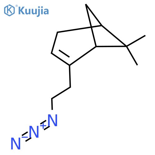 2-(2-azidoethyl)-6,6-dimethylbicyclo3.1.1hept-2-ene structure