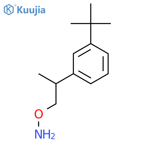 O-2-(3-tert-butylphenyl)propylhydroxylamine structure