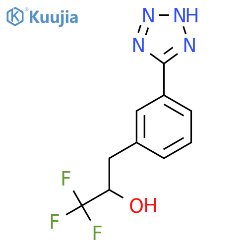 1,1,1-trifluoro-3-3-(1H-1,2,3,4-tetrazol-5-yl)phenylpropan-2-ol structure